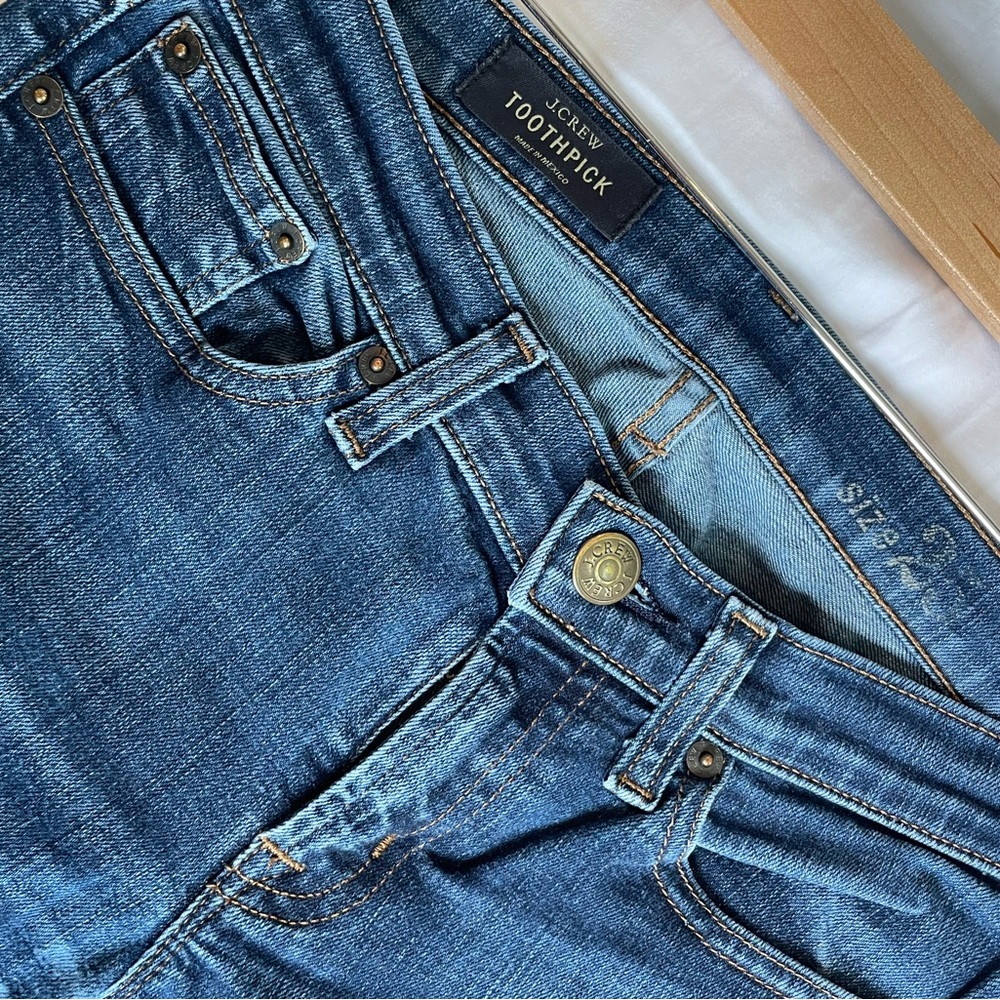 JCrew Toothpick jeans, size 25